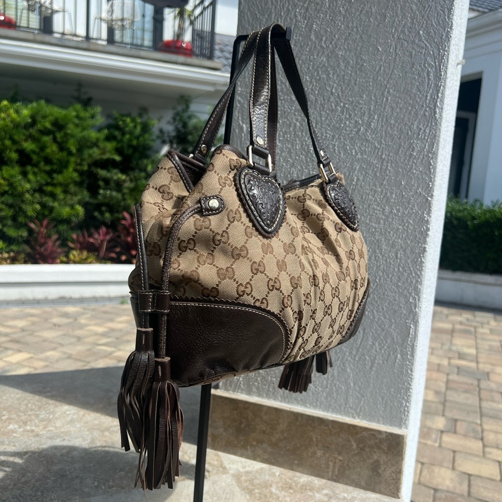 Gucci Tribecca Tassel Guccissima Tote - Picture 2 of 7